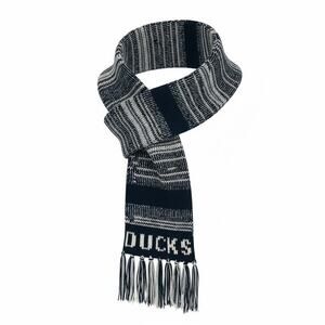 Acrylic knit scarf NFL, marled pattern with fringe 60X7 Inches